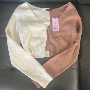 Brand new Wild Fable tank brown and white rubbed design, tag still on. medium